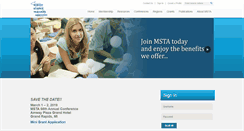 Desktop Screenshot of msta-mich.org