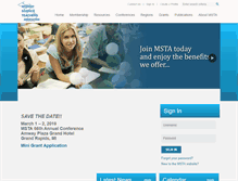 Tablet Screenshot of msta-mich.org